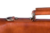 Aktentasche Leder Braun Griff Detailansicht | Ritus' Brief