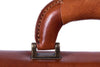 Aktentasche Braun Leder Griff Detailansicht | Council's Brief