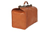 Doktortasche aus braunem Kalbsleder Seitenansicht | Doctor's Duffle