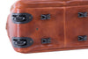 Trolleytasche aus braunem Kalbsleder Bodenansicht | Council's Trolley X